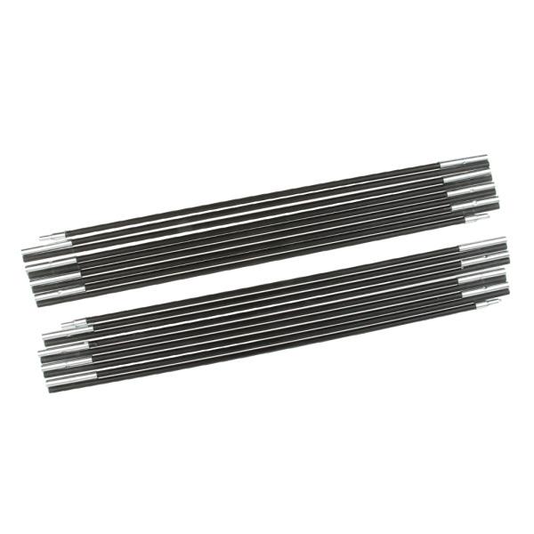 テントポール テントアクセサリー グラスファイバー 2個入り 全6選択 2ポール9セクション