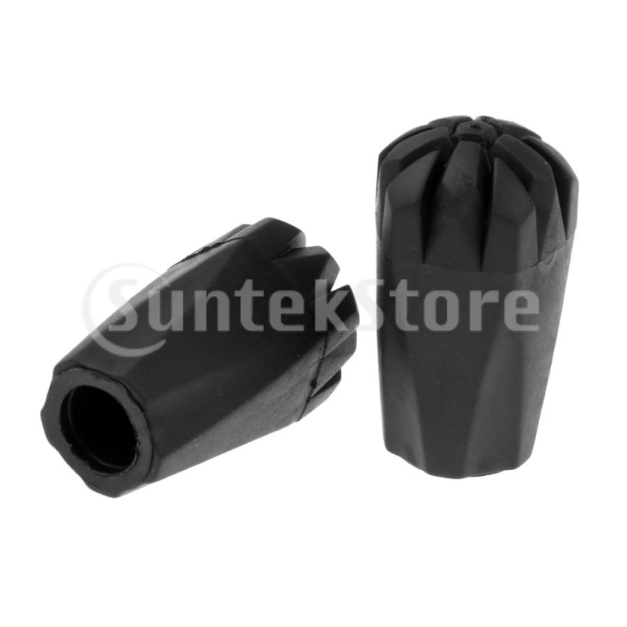 開催中 2本パックトレッキングポールのヒントウォーキングスティックカバープロテクターハイキングギア