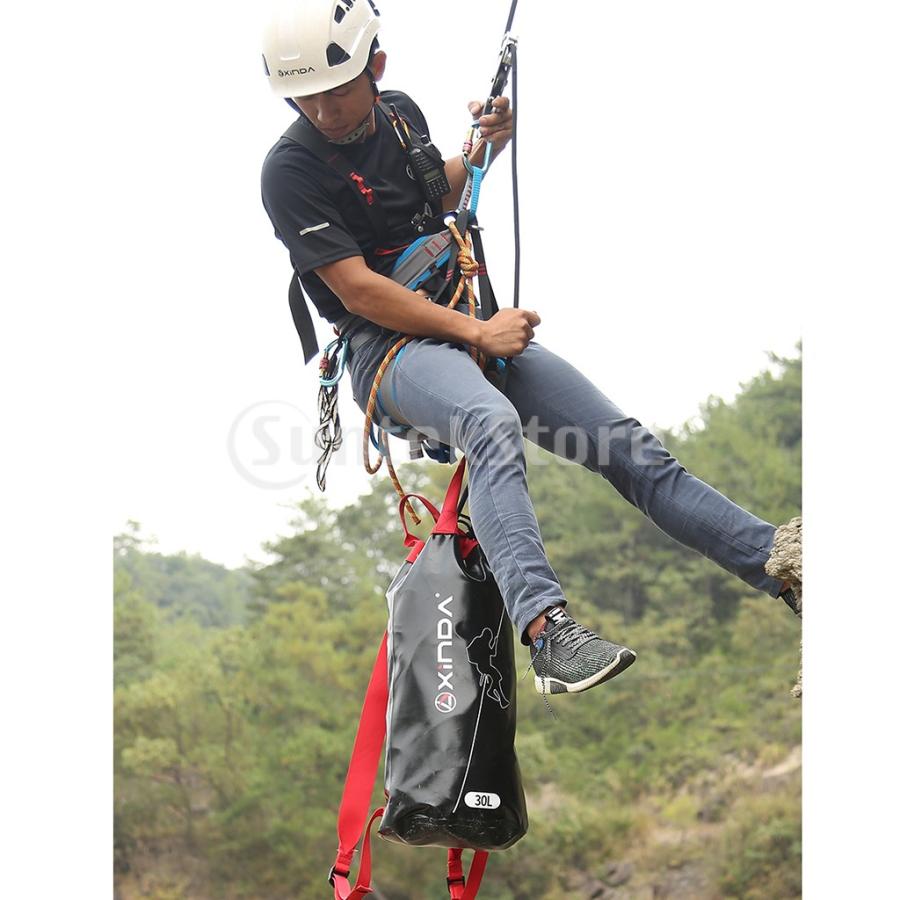 登山ロッククライミングロープ収納バッグバックパック巾着ポーチ