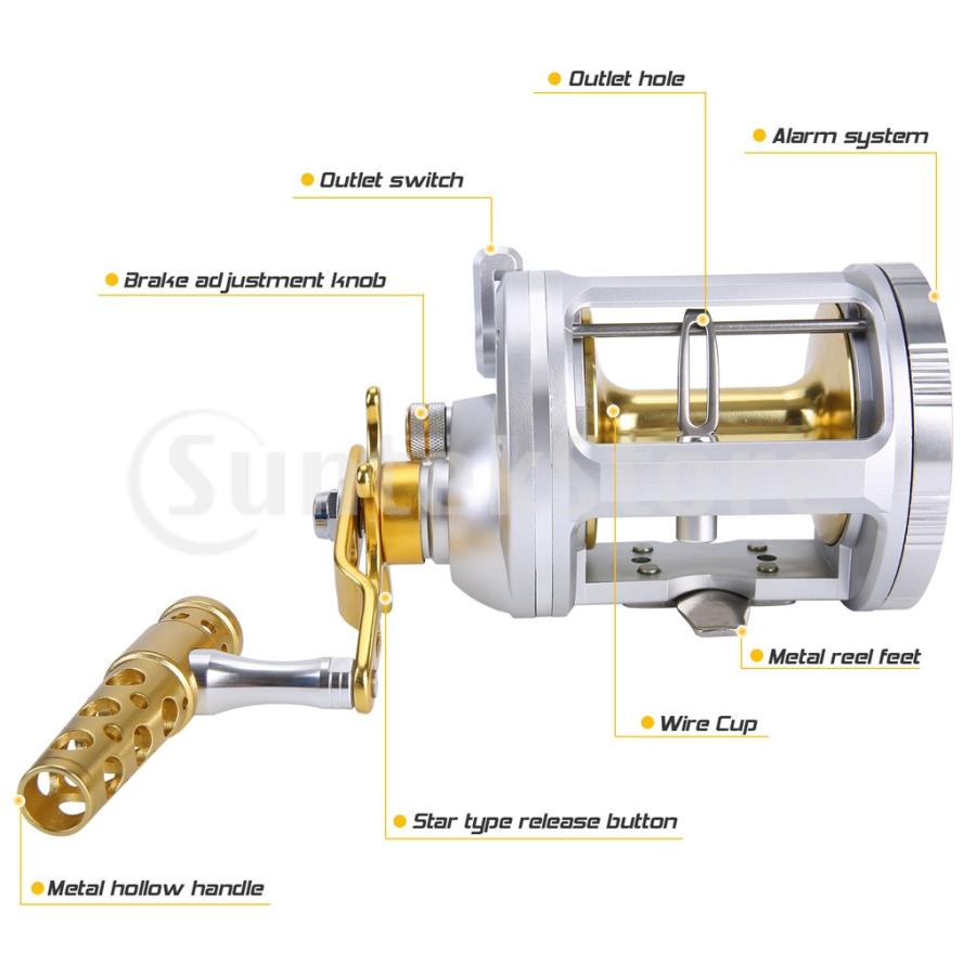 トローリングリールシーボートビッグゲームフィッシング00用従来型ジギングリール Stkショップ 通販 Yahoo ショッピング