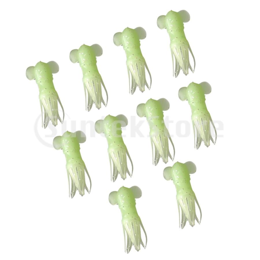 釣り タコいかボディ シリコン 釣りルアー ソフトルアー シリコーン 10個セット Stkショップ 通販 Yahoo ショッピング