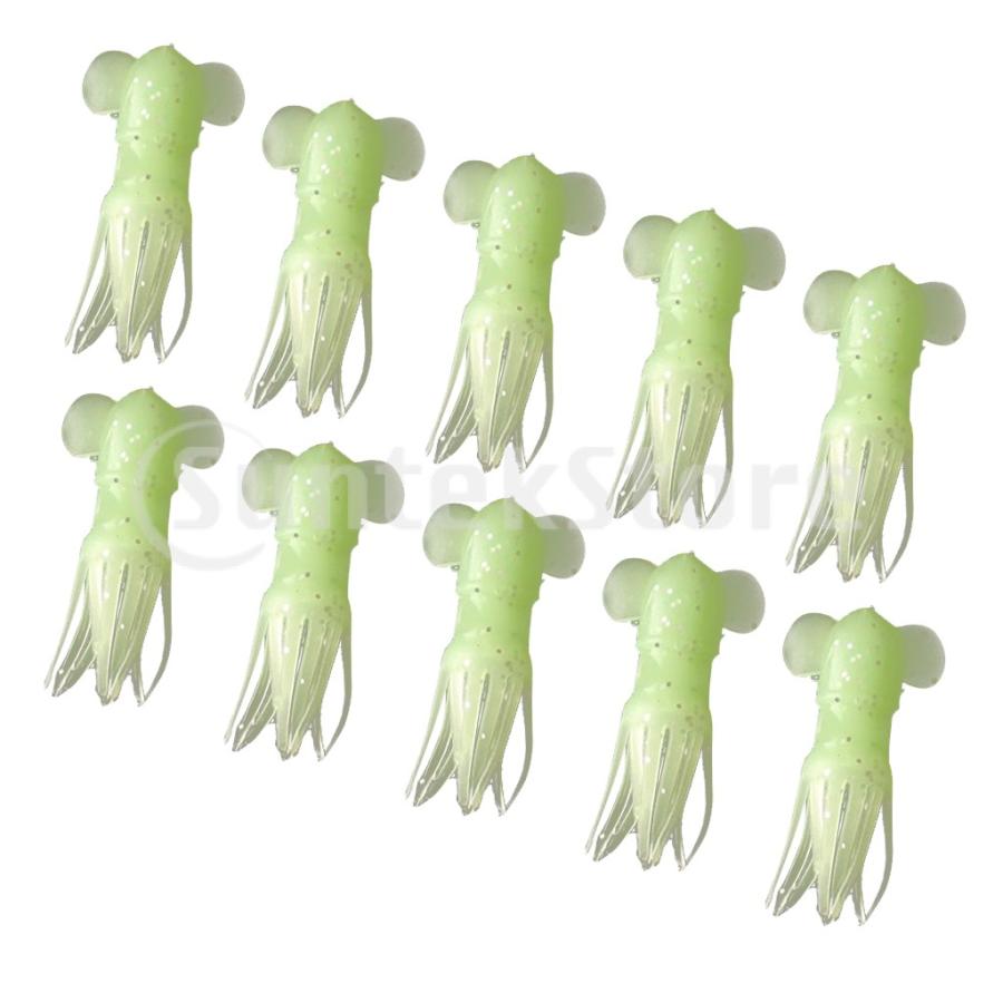 釣り タコいかボディ シリコン 釣りルアー ソフトルアー シリコーン 10個セット Stkショップ 通販 Yahoo ショッピング