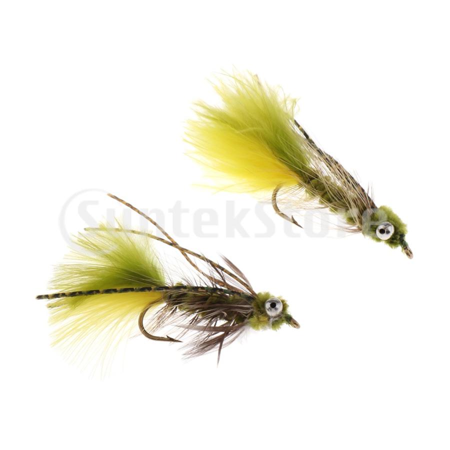 トラウト マス釣り 管釣り毛バリ 毛鉤 フライフィッシング用 釣り テンカラ毛針セット 2本セット 66020707 Stkショップ 通販 Yahoo ショッピング