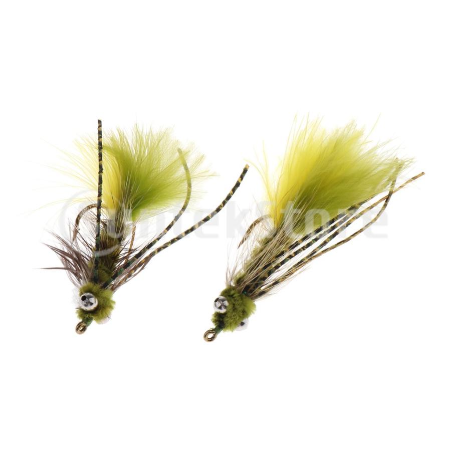 トラウト マス釣り 管釣り毛バリ 毛鉤 フライフィッシング用 釣り テンカラ毛針セット 2本セット Stkショップ 通販 Yahoo ショッピング