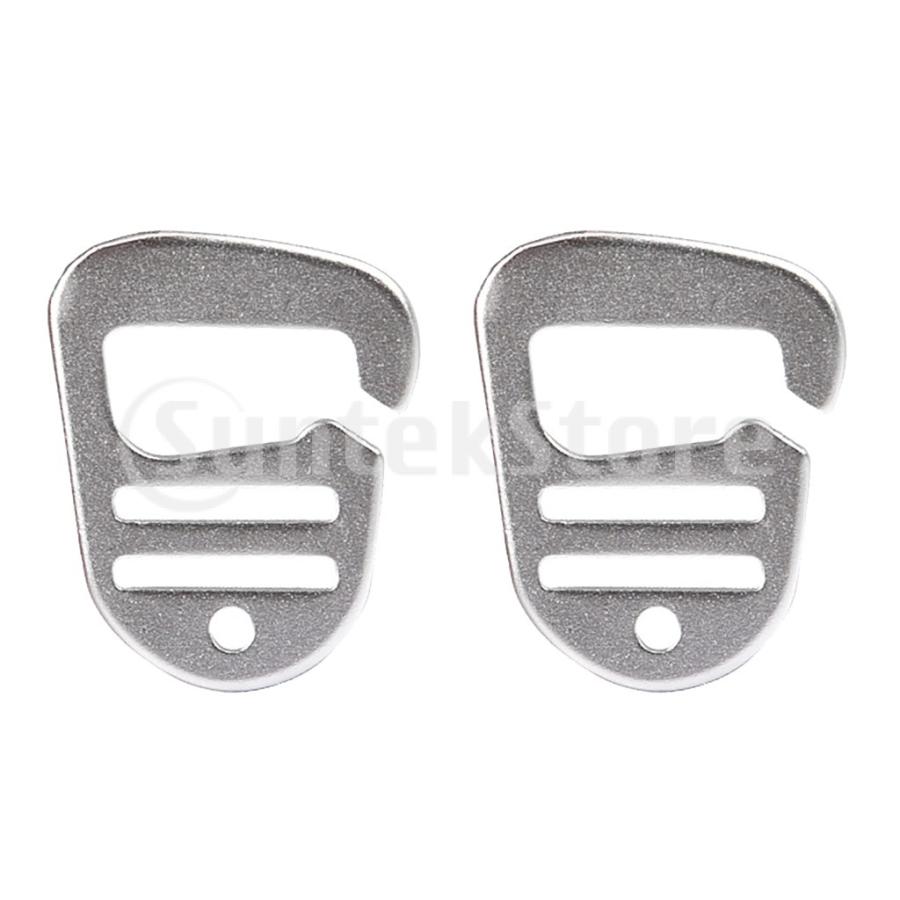 Gフック 登山フック ウェビングバックル ウェビング用 高強度 ハードウェア アクセサリー 2個入り Stkショップ 通販 Yahoo ショッピング