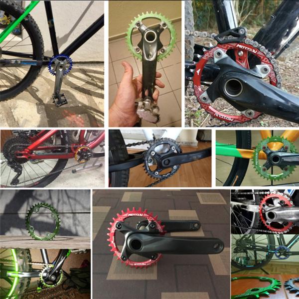 104BCDラウンドナローワイド30-38TチェーンリングMTBバイクチェーン