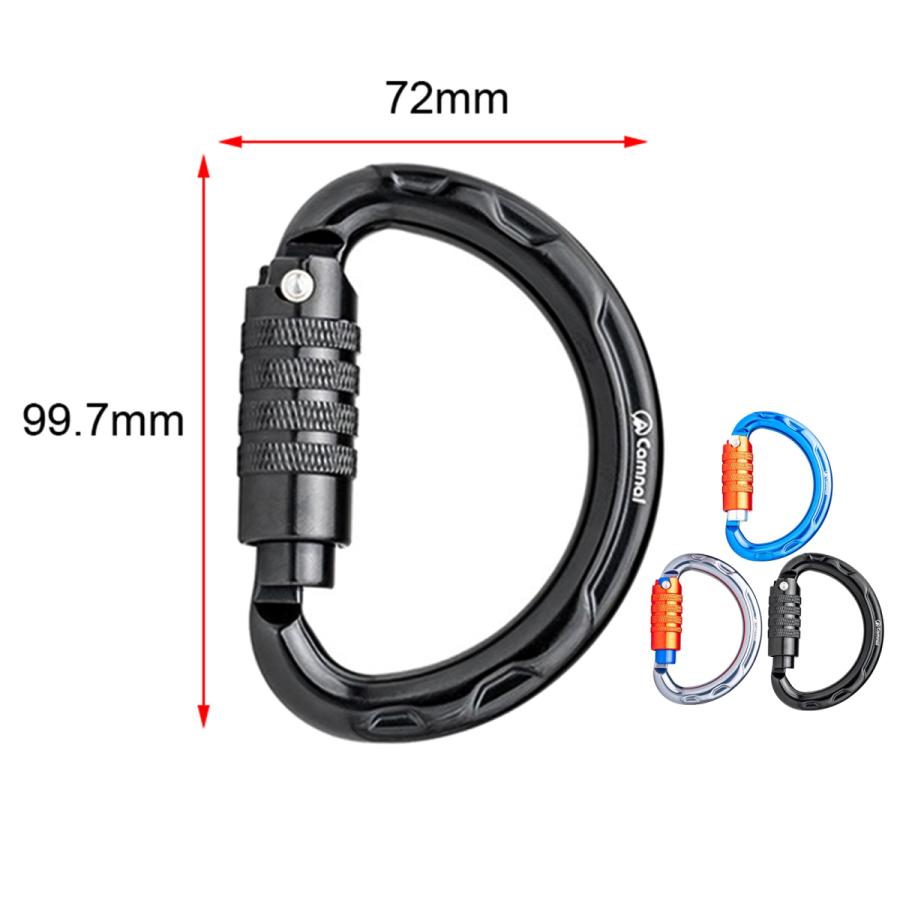 新作 棒銀用knロッキングカラビナクリップアルミニウム合金d型フック カラビナ Www We Job Com