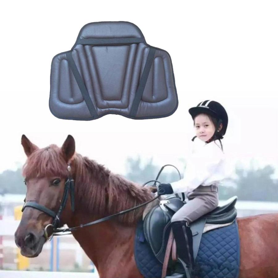 メモリーフォームパッド　ブラウン　低反発　サドルクッション　乗馬　馬術 レザー乗馬シート衝撃吸収メモリーフォームサドルクッションブラウン