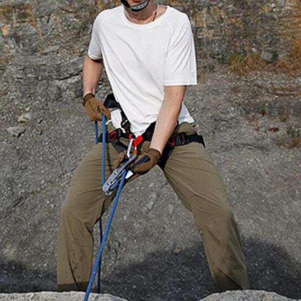 9〜12mmのロープレスキュー機器用のクライミングストップディセンダー