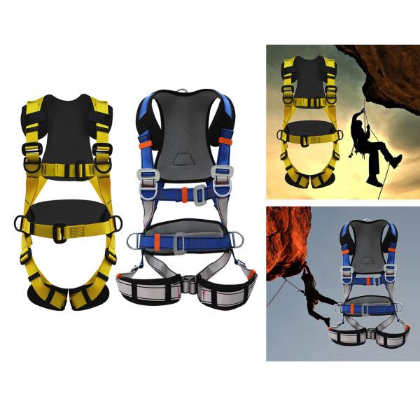 ロッククライミングハーネスツリー懸垂下降装置安全ベルト落下保護イエローブラック 66032732STKショップ 通販 Yahoo