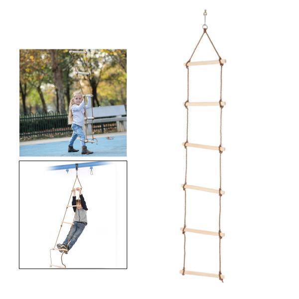 遊び場の庭の子供のための登山ロープはしごツールアミューズメントスイングはしご｜stk-shop｜05