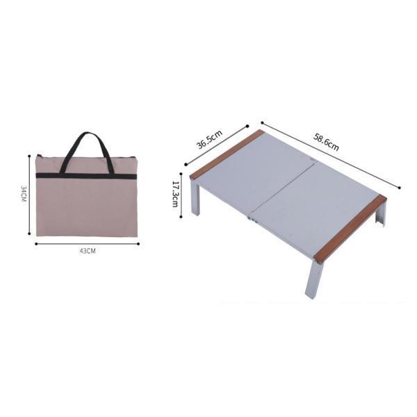 屋外裏庭パティオバーベキュー用折りたたみ式キャンプテーブル軽量デスク|stk-shop|03