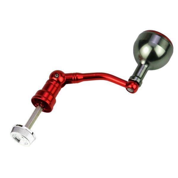 フィッシングリールハンドルフルメタルリールパワーハンドルクランクハンドルアクセサリーレッドS|stk-shop|04
