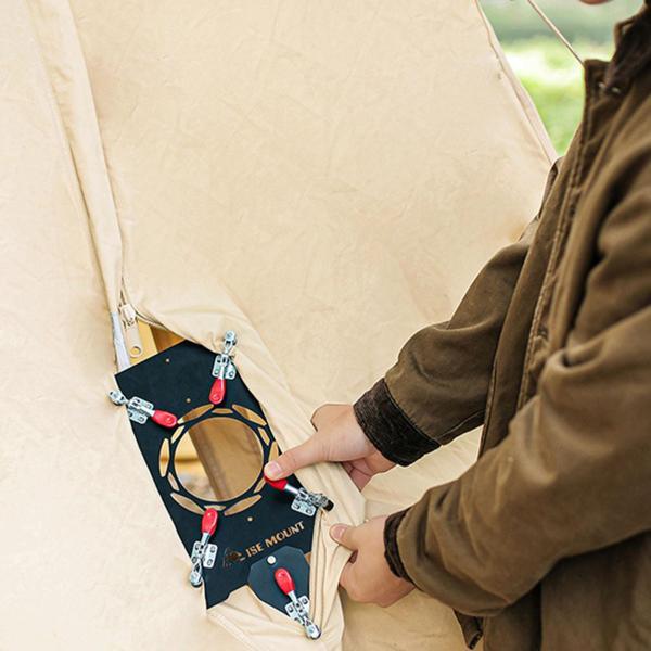 ホットテントストーブジャックパイプベントキャンバステント保護薪ストーブ高難燃性調理用秋アクセサリー 66051305STKショップ