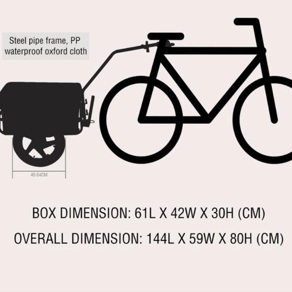 バイクカーゴトレーラーバイクワゴントレーラーユニバーサル便利な