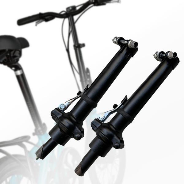 折りたたみ自転車ステム 調節可能な金属製折りたたみ式ライザーステム