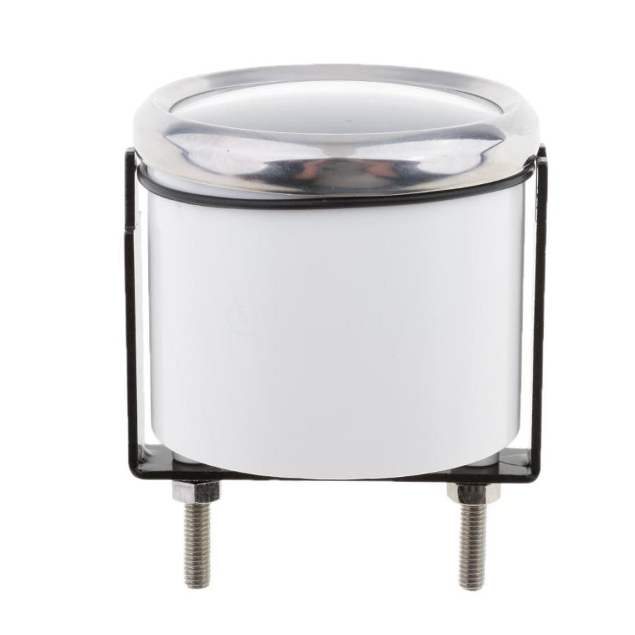 マリン ボート 自動車 電圧計 ボルト 電圧測定用 8-32V LCD表示 クロム