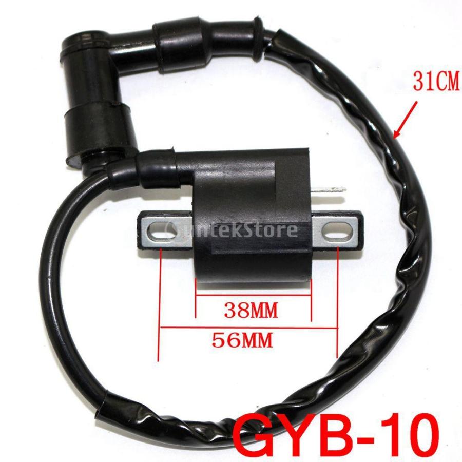 オートバイ CG125用 高性能 イグニッションコイル アセンブリ 31cm長さ