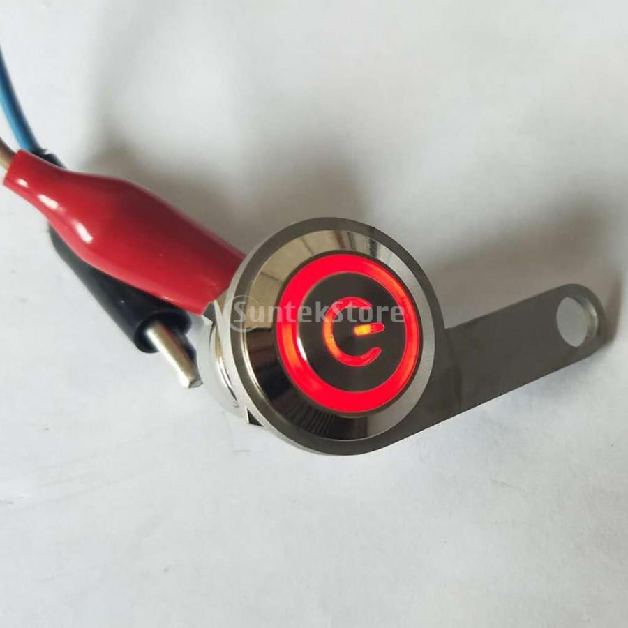 オートバイハンドルバースイッチ ATVバイク 12V LED ヘッドライトフォグライトスイッチ 防水 高品質 全5色 - 赤|stk-shop|05