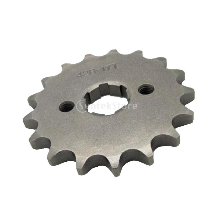 バイク用 17t 428 チェーン/ピッチ 20mm フロント スプロケット 17歯