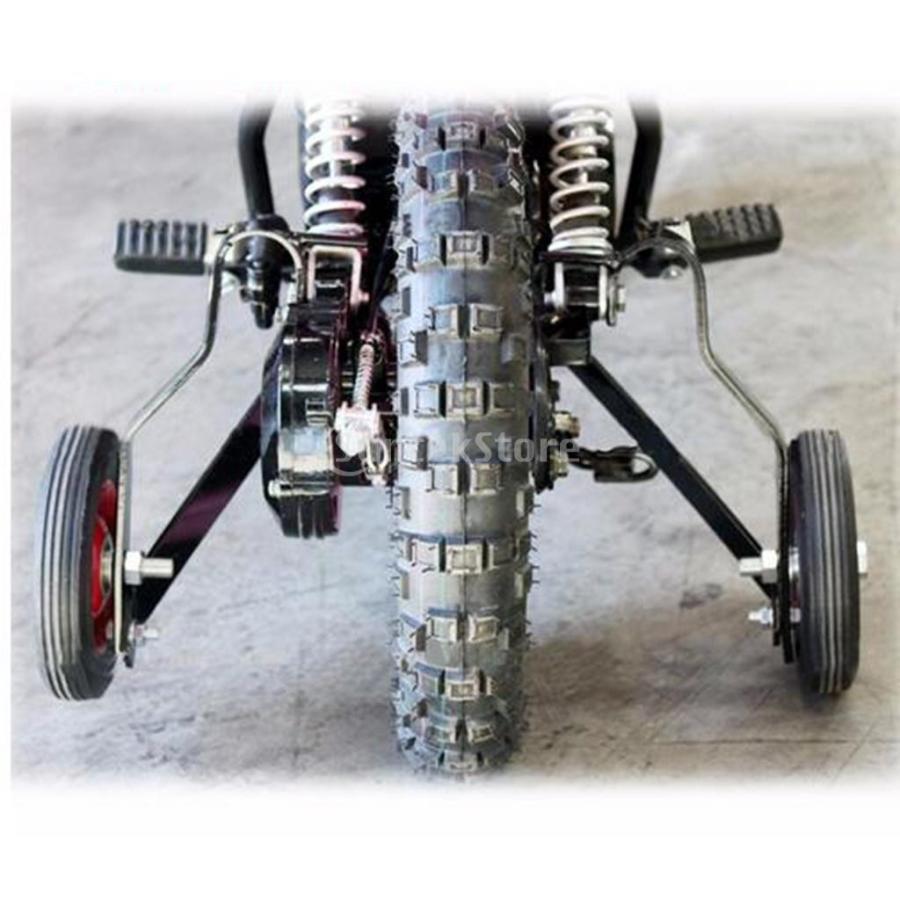 ヤマハPW50 PY50ミニバイク用 オートバイ トレーニングホイール セツト 後輪の画像