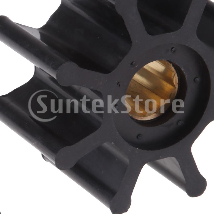 日本最級 インペラ プラスチック製 黒 軸径15mm 8ブレード 交換用 Jabsco原水ポンプ用 Oリング付 Cisama Sc Gov Br