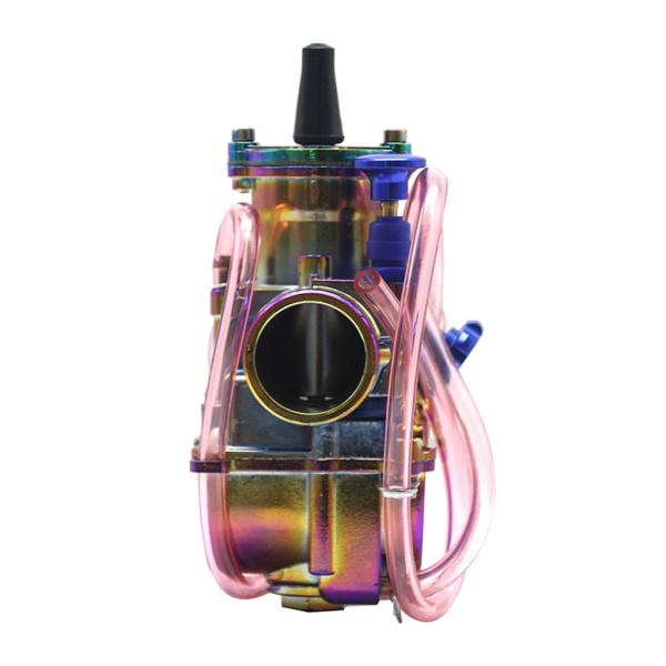 GY6 OKO PWK 28用のカラフルな28mmパワージェットキャブレター炭水化物