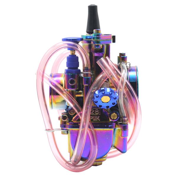 iwa オーダー品 GY6 OKO PWK 28用のカラフルな28mmパワージェットキャブレター