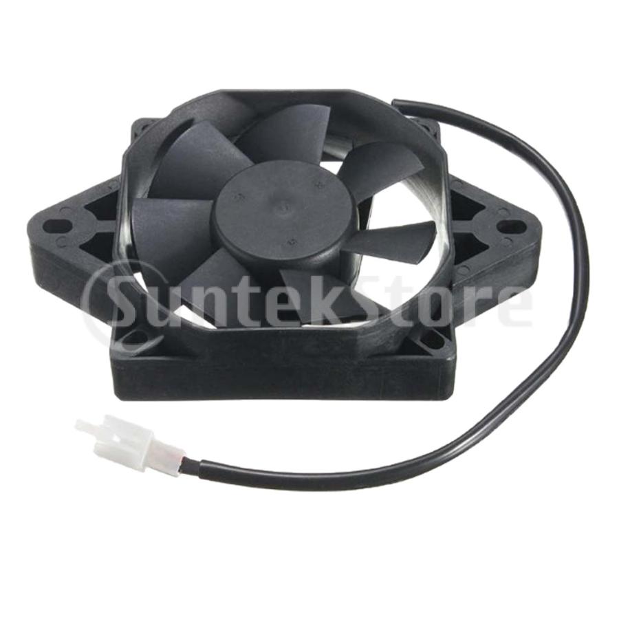 車用 ラジエーター ファン付き 冷却装置 Amazon | Prasku 汎用自動車ラジエーター冷却ファン電動