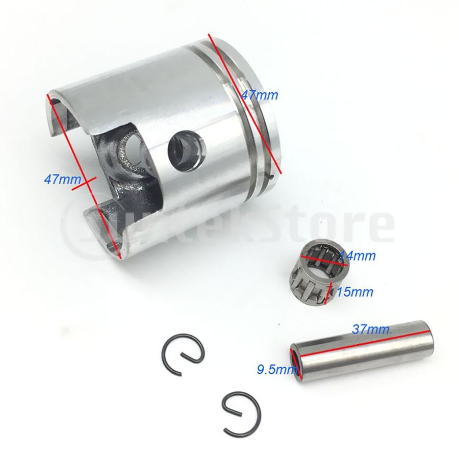 80cc 2ストロークエンジン電動自転車自転車用47 Mmピストンピンリング 