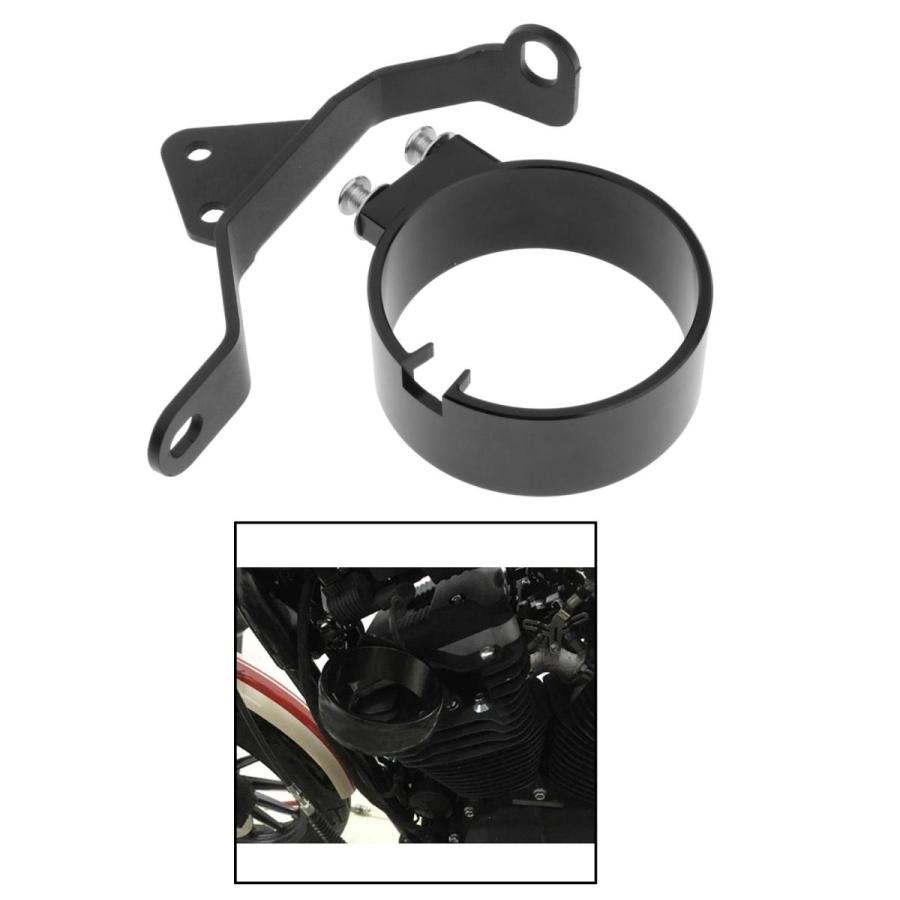 ハーレースポーツスター883 20042018用アルミニウムスピードメーターサイドマウント再配置ブラケットクランプ 67029068