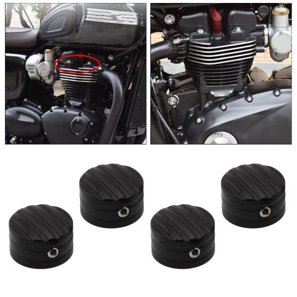 トライアンフボンネビルT120ブラックライン用4xヘッドボルトボルト