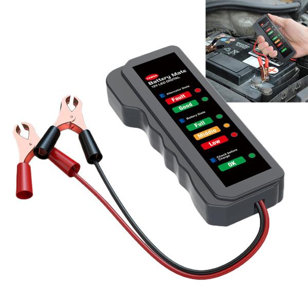 自動12Vバッテリー負荷テスターオルタネーターアナライザー車の診断テストツール|stk-shop|05