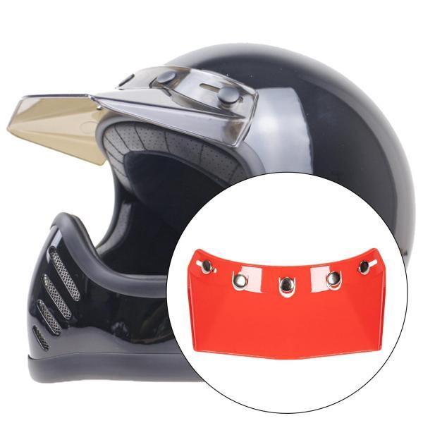 オートバイのヘルメットバイザーピーク5-スナップオープンフェイス