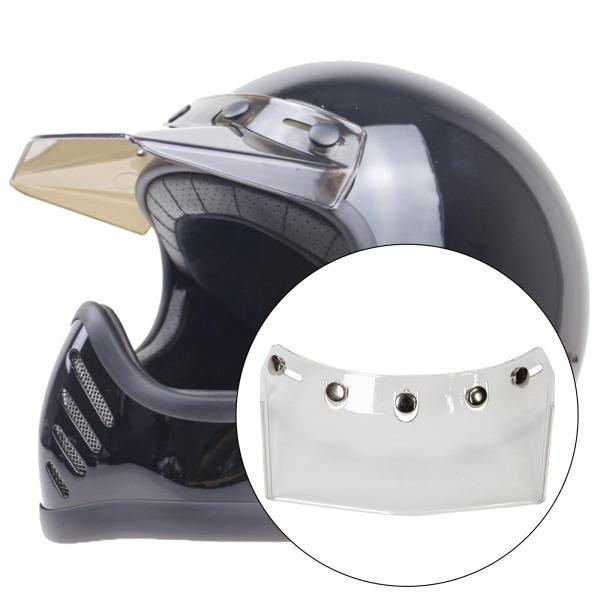 オートバイのヘルメットバイザーピーク5-スナップオープンフェイス