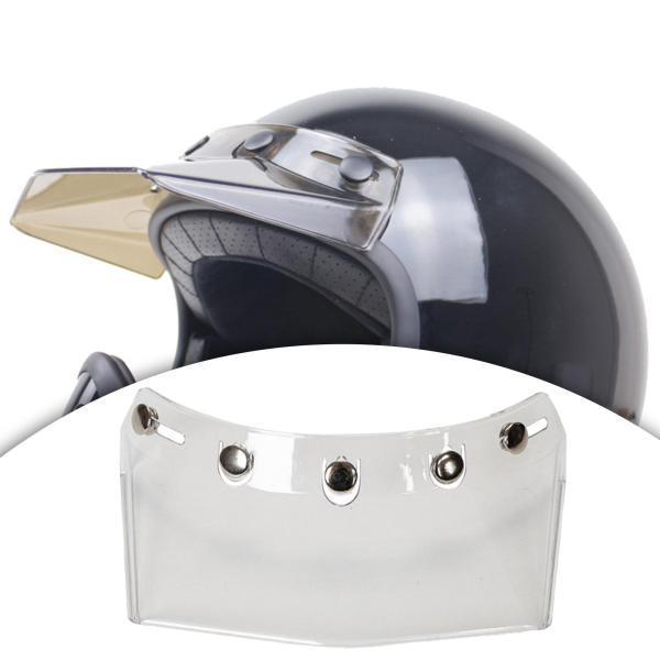 Herbie様オーダー品　ヘルメットバイザー オートバイのヘルメットバイザーピーク5-スナップオープンフェイス
