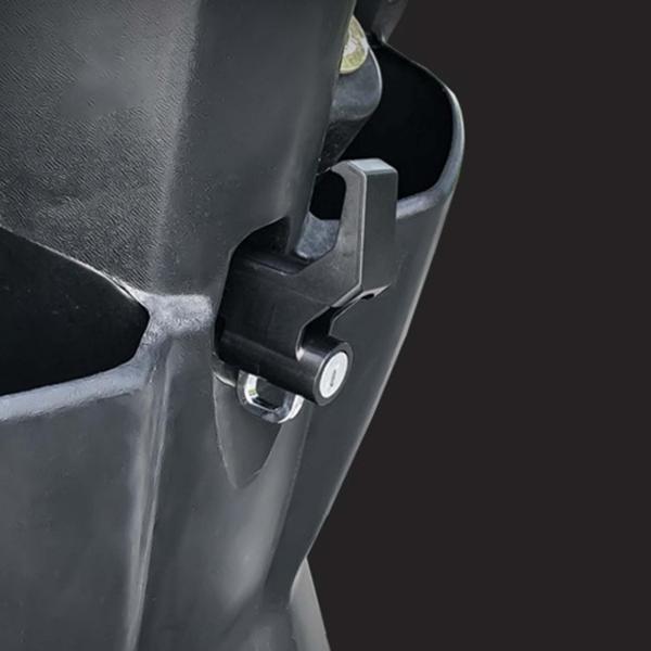 スクーターブラック用のオートバイヘルメットセキュリティフックロック