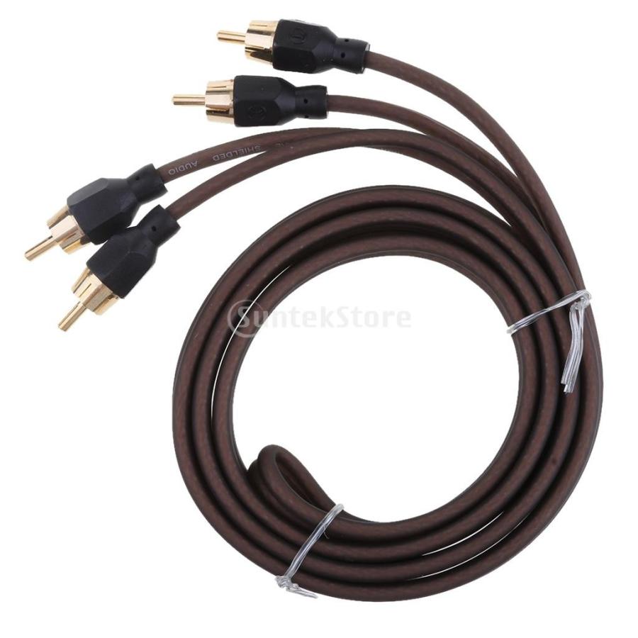 車 Rca オーディオ ケーブル トリプル シールド スパイラル ツイスト デュアル オス Rca ケーブル 黒 Stkショップ 通販 Yahoo ショッピング