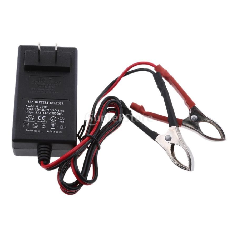 おもちゃ車 モーター クワッドバイク用 12V 14.6V 1A 鉛酸バッテリー充電器|stk-shop|02