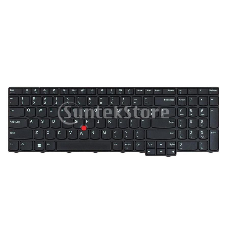 ThinkPad ノートPC 日本語配列 キー Lenovo Thinkpad E570 E575用 USレイアウト QWERTY配列 : STK