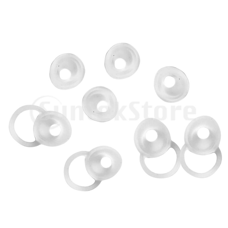 イヤーピース イヤーチップ イヤホンカバー シリコン 2タイプ 4ペア Jabra Mini用
