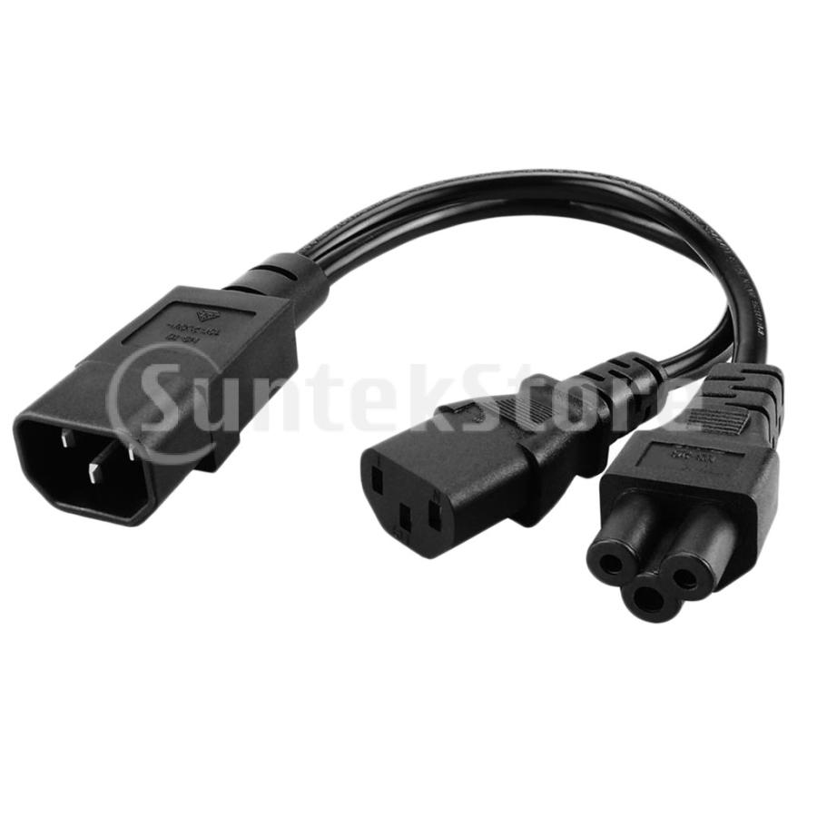 Iec320 C14 To C13 C5 Ac電源 変換ケーブル 1to 2 Upsキャビネットサーバー 68019537 Stkショップ 通販 Yahoo ショッピング
