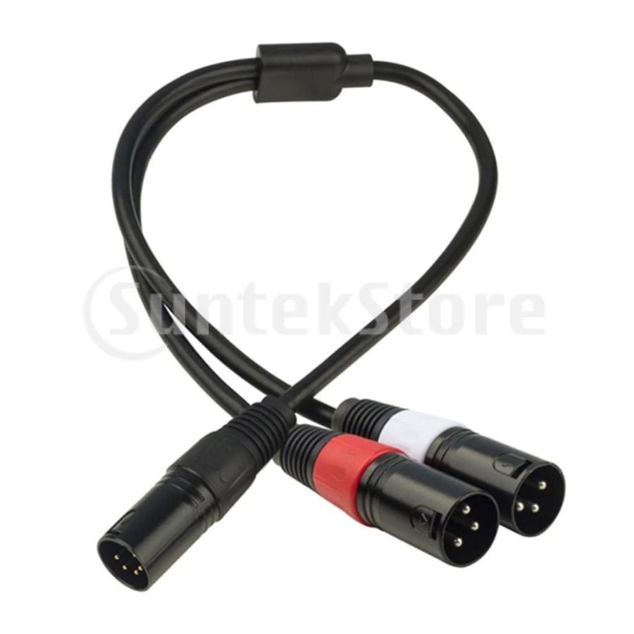 オーディオマイクXLRケーブル 変換ケーブル 5ピンオス-ピンメス : STK