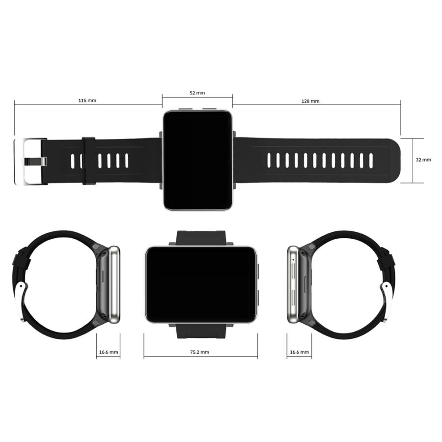 Bluetoothスマートウォッチ2.8インチ大型タッチスクリーンウォッチカメラ3 + 32Gブラック|stk-shop|08