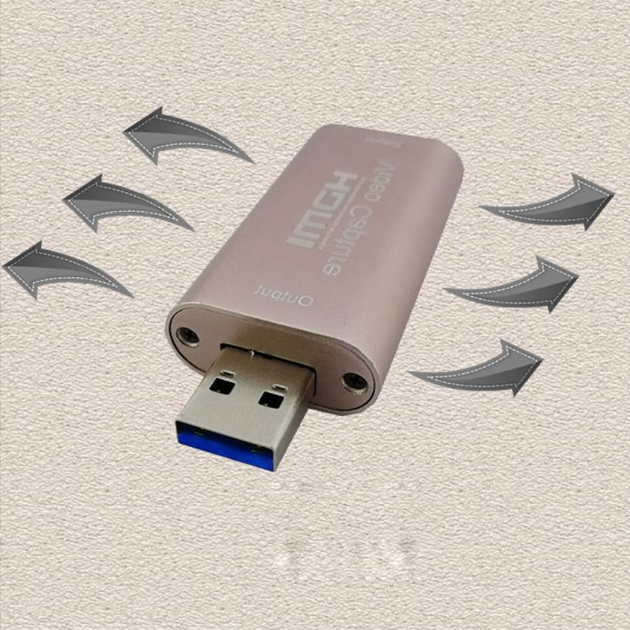オーディオビデオキャプチャカードusbへのhdmi 1080 1080p U3 0記録経由一眼レフアクションカム メーカー再生品