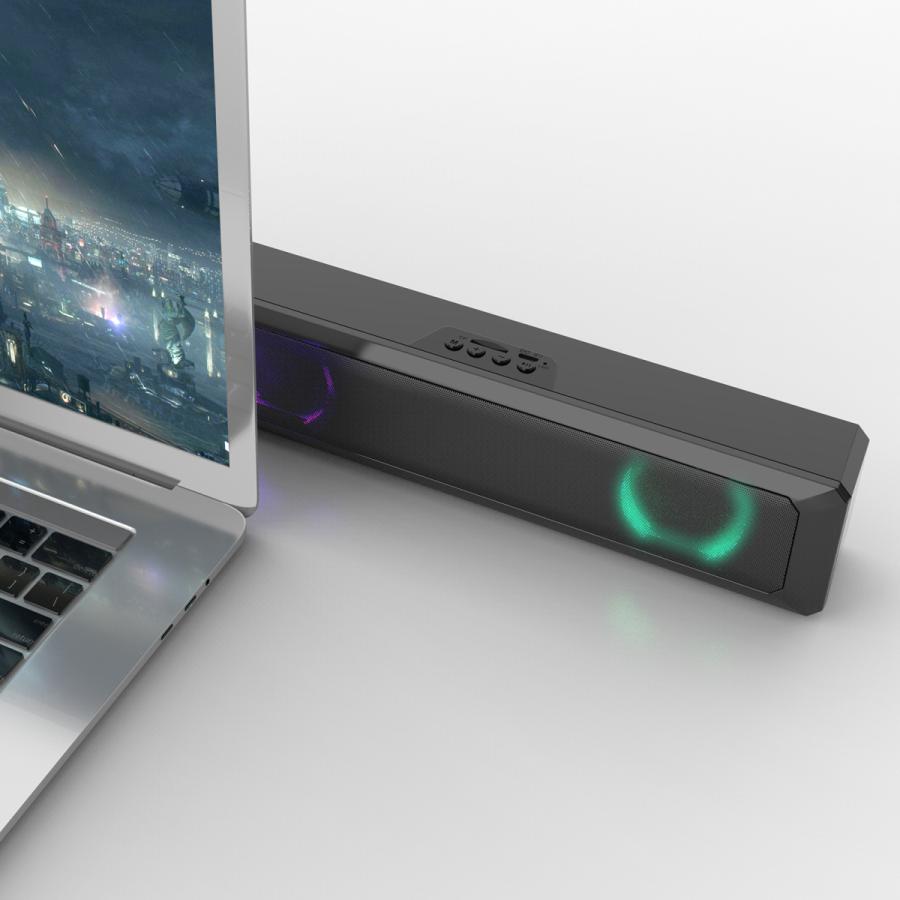 Rgbledライトbluetoothスピーカーミュージックプレーヤーbluetoothバージョンなし Fem6fjtq22 テレビ オーディオ カメラ Pci Edu Pe