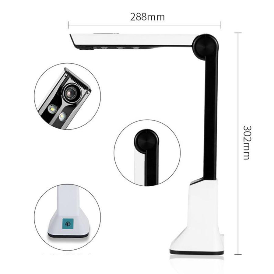 iOCHOW ドキュメントスキャナー ブックスキャナー S5 2200万画素