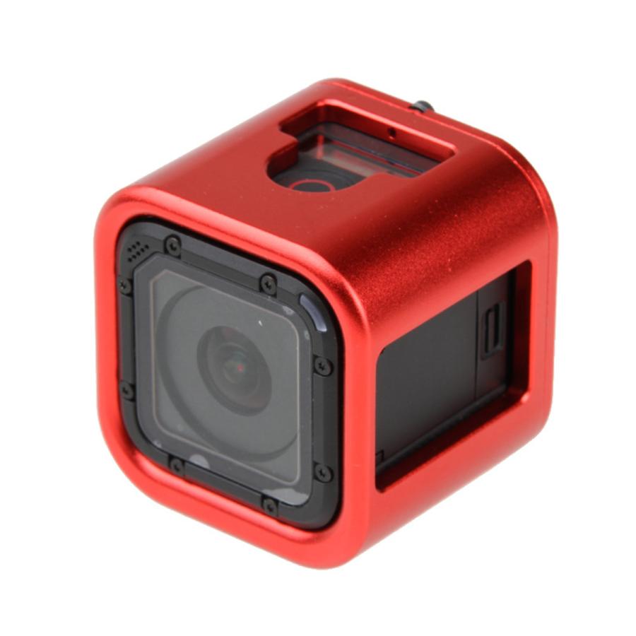 GoProHero4セッションアクセサリー用保護フレームカバーケースシェル赤 