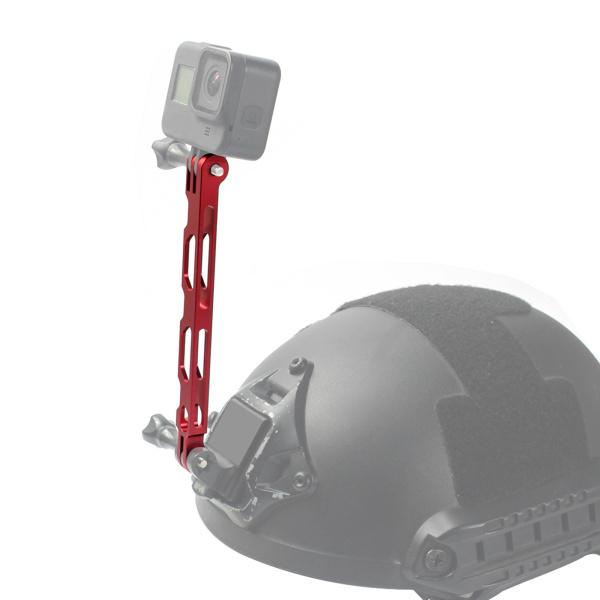 Goproアクションカメラ用アルミニウム合金エクステンションアームポールマウントホルダーレッド 正規品新品未使用品