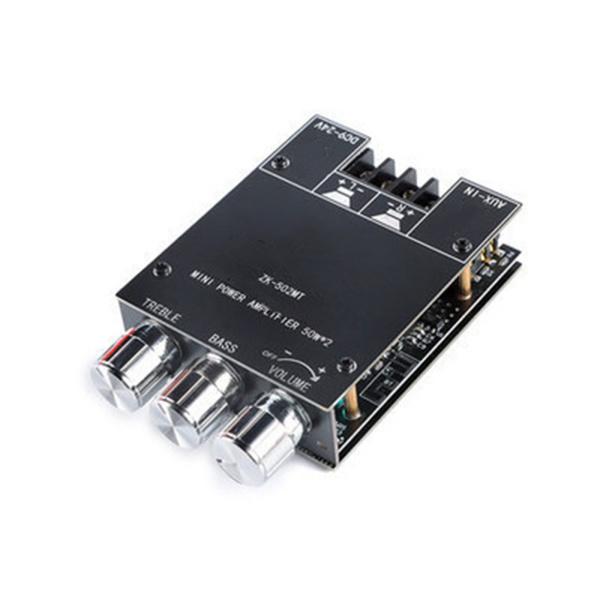 Bluetooth 5.0サブウーファーアンプボード2.0 Zk-502MT 2x50W